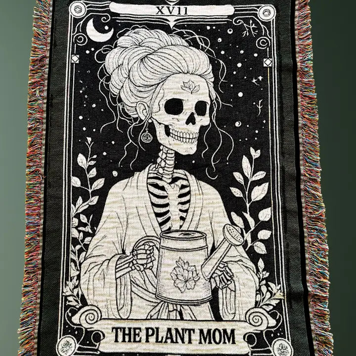 The Plant Mom Tarot Inspired Blanket