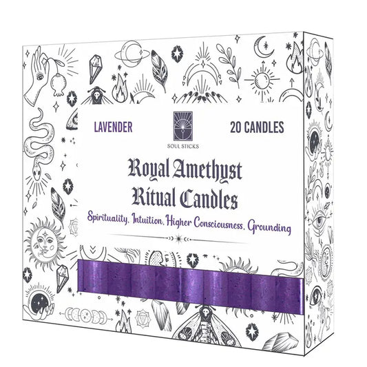 Soul Sticks - Royal Amethyst Lavender Ritual Candles