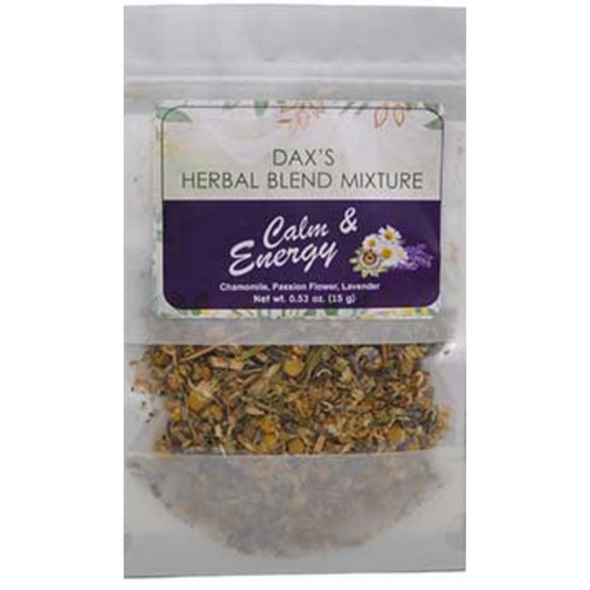 15gms Calm & Energy smoking herb blends