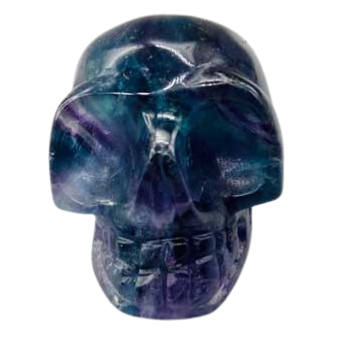 Fluorite Crystal Skull