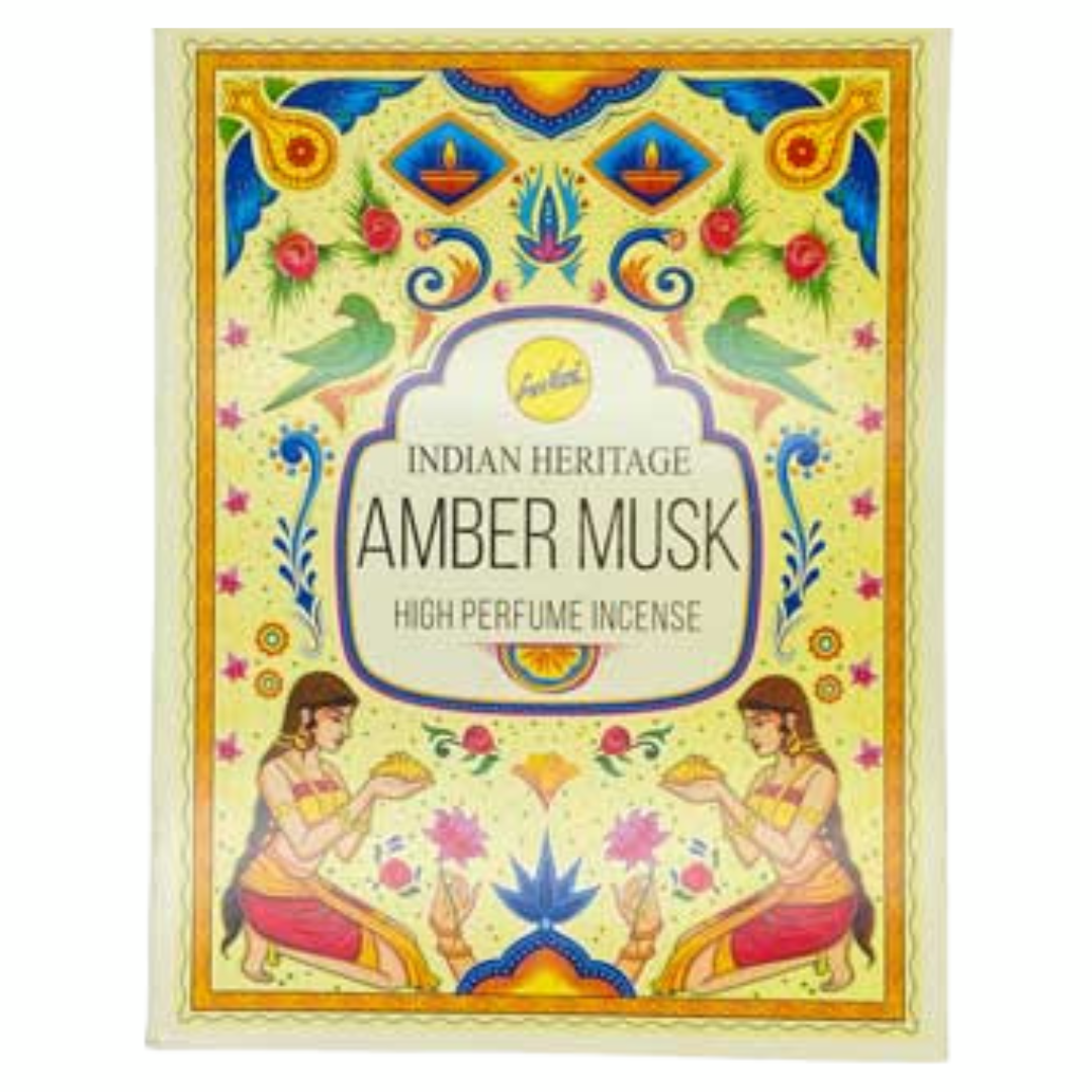 15 gm Amber Musk incense sticks indian heritage