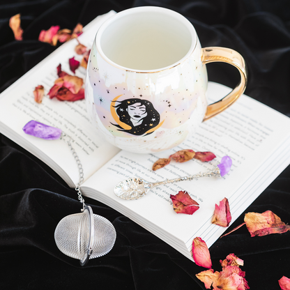 Stay Wild Moon Child - Celestial Mug Set + Natural Amethyst Tea