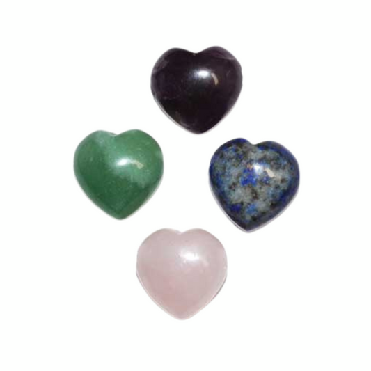 Heart Beads various stones