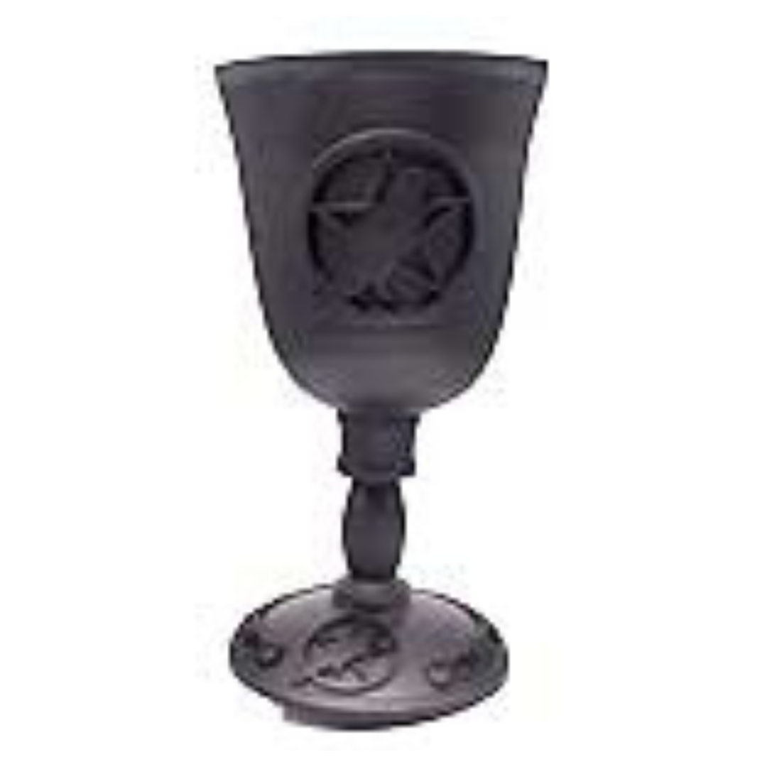 7 5/8" Pentagram & Bird chalice