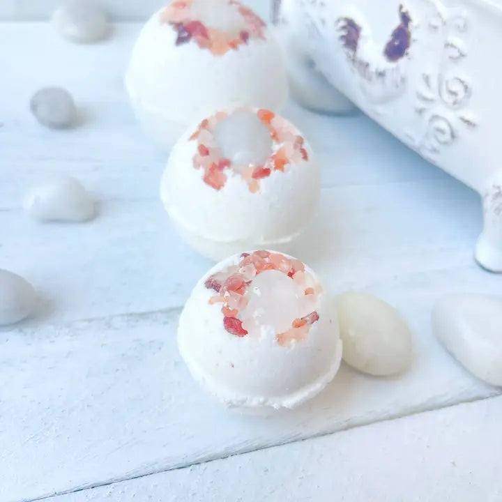 Quartz & Pink Himalayan Salt Bath Bomb