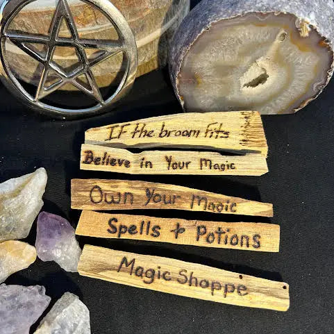 Hand Burned Palo Santo- the Magic Shoppe Collection