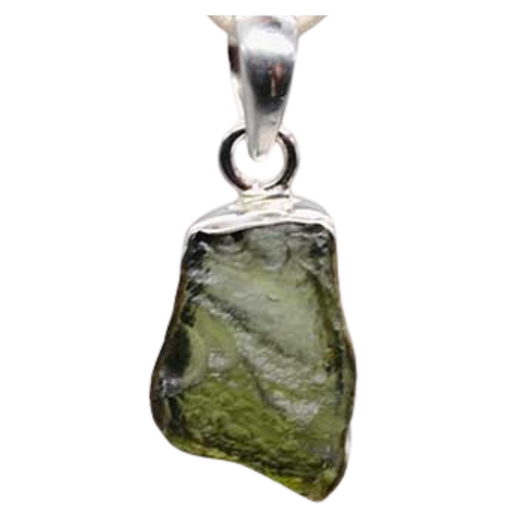 Moldavite pendant