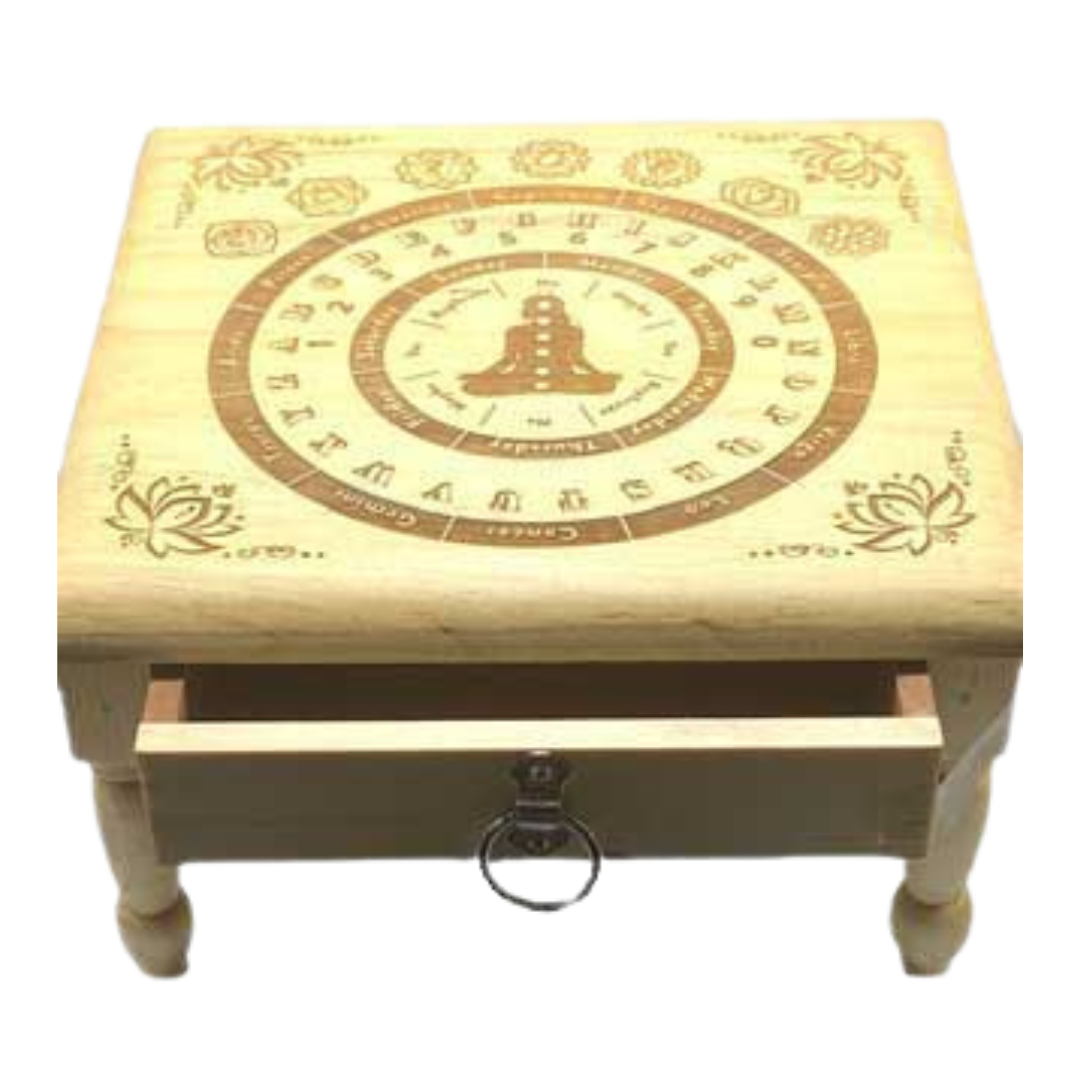 12x 12" Pendulum altar table