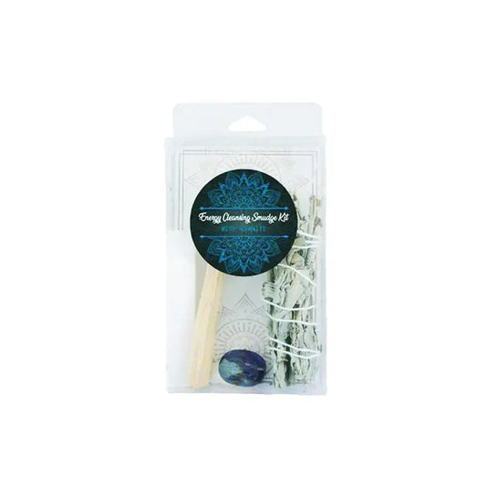 Energy Cleansing Smudge Kit w/ Kyanite