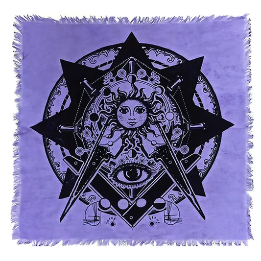 Evil Eye Sun Altar Cloth (24 X 24 in.)