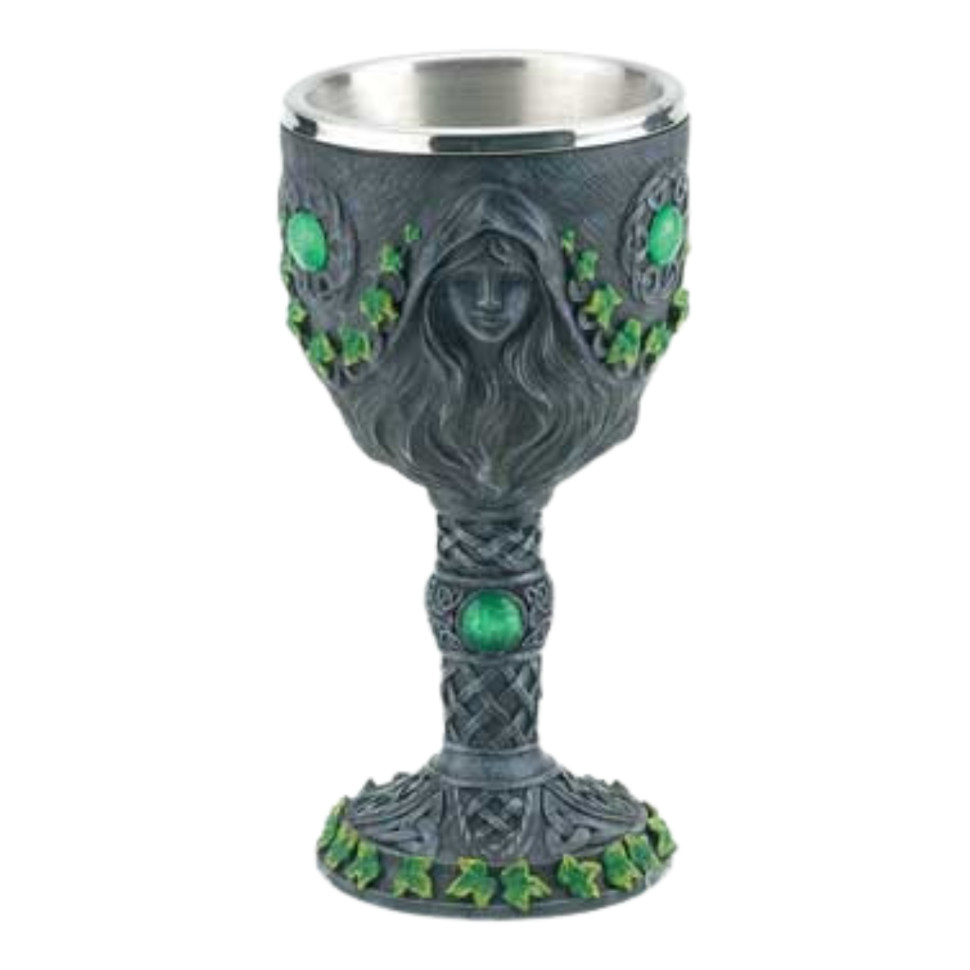 Maiden, Mother & Crone chalice 7 1/2"