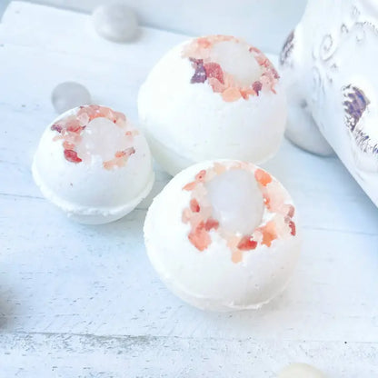 Quartz & Pink Himalayan Salt Bath Bomb