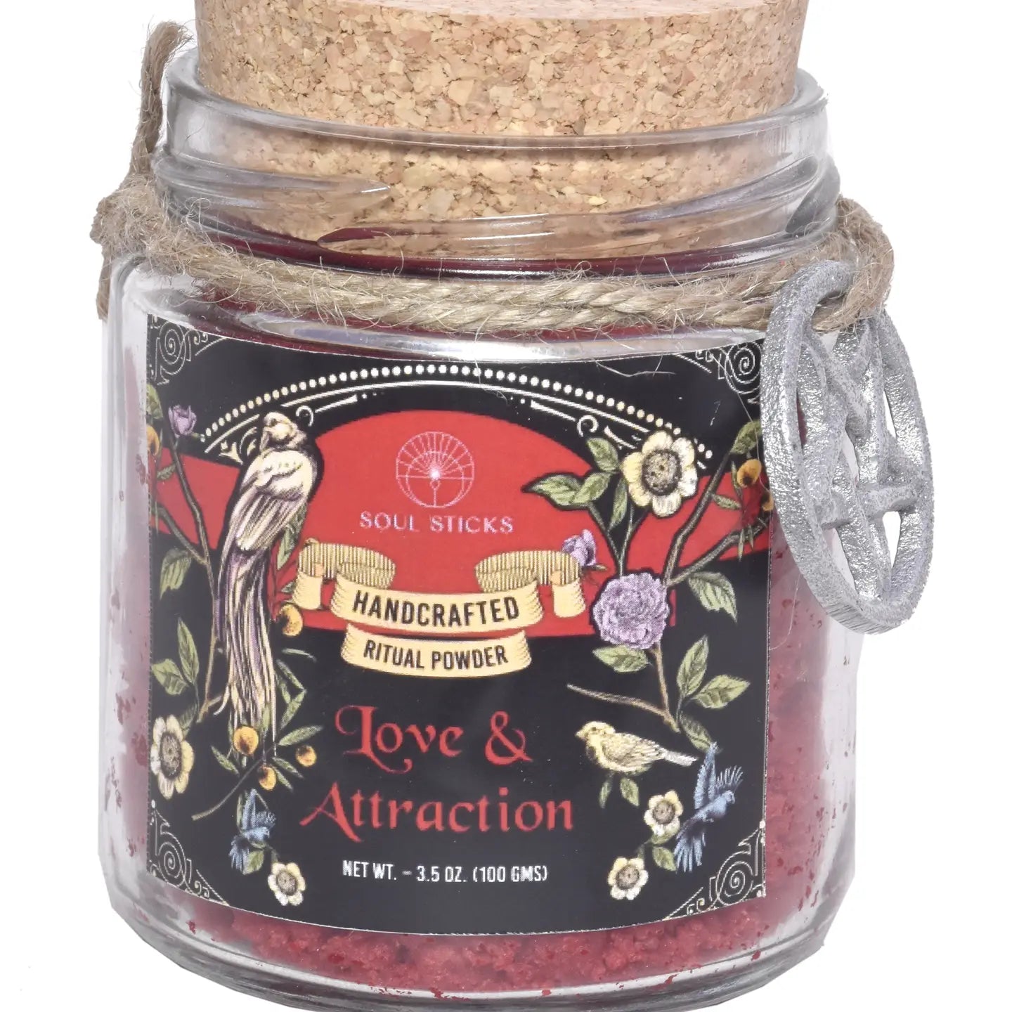 Love & Attraction Ritual Spell Powder Jar (3.5 oz)