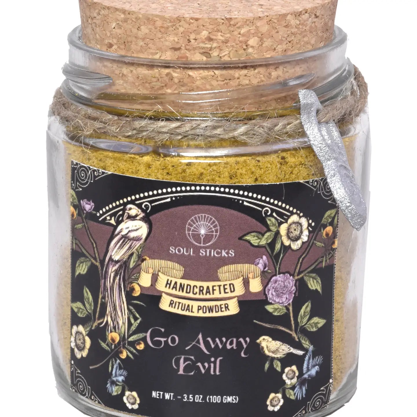 Go Away Evil Ritual Spell Powder Jar (3.5 oz)