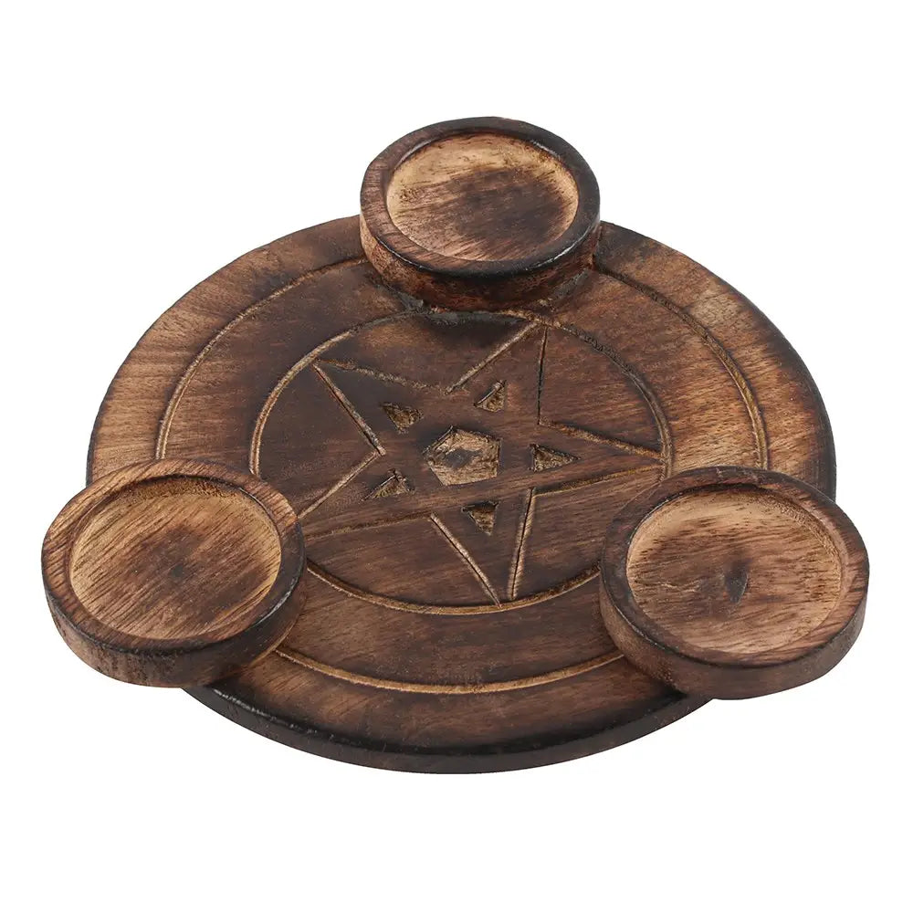 Pentagram Tea Light Candle Holder