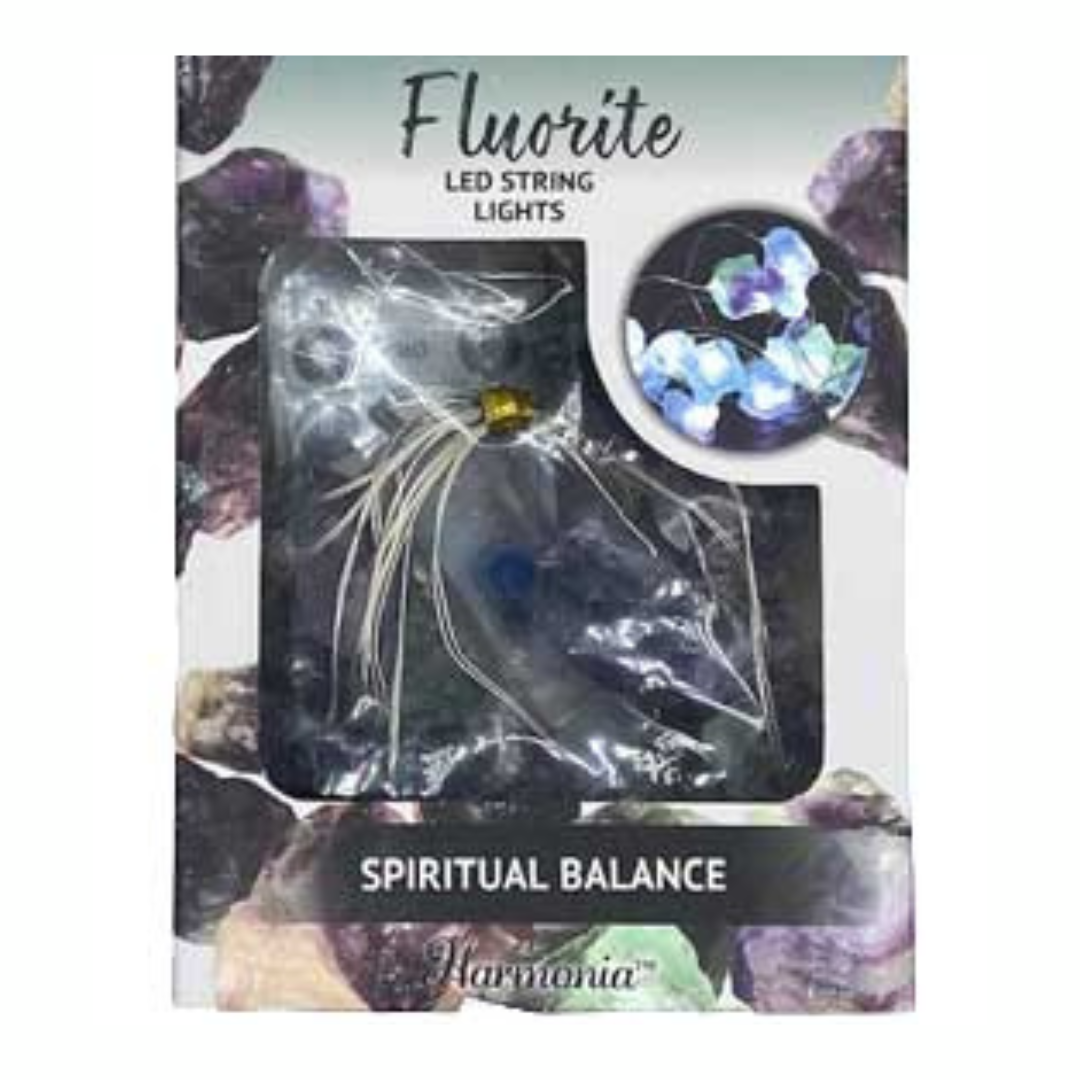 6.5 ft LED light string Spiritual Balance (fluorite)