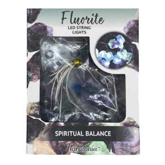 6.5 ft LED light string Spiritual Balance (fluorite)