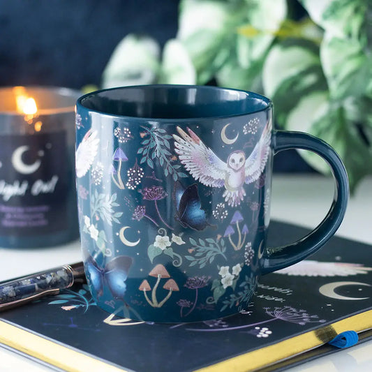 Night Flight Owl Print Mug