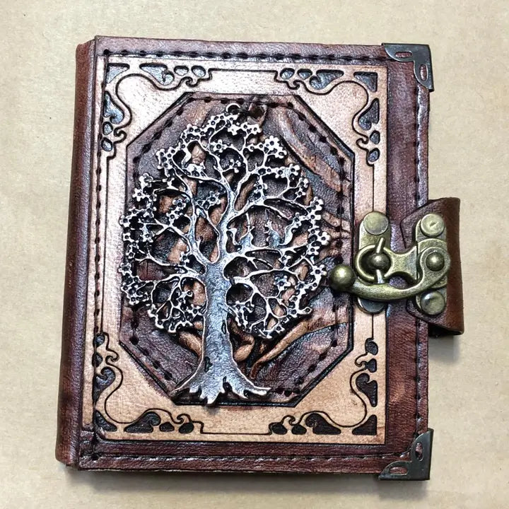 Mini Tree of Life Leather Journal