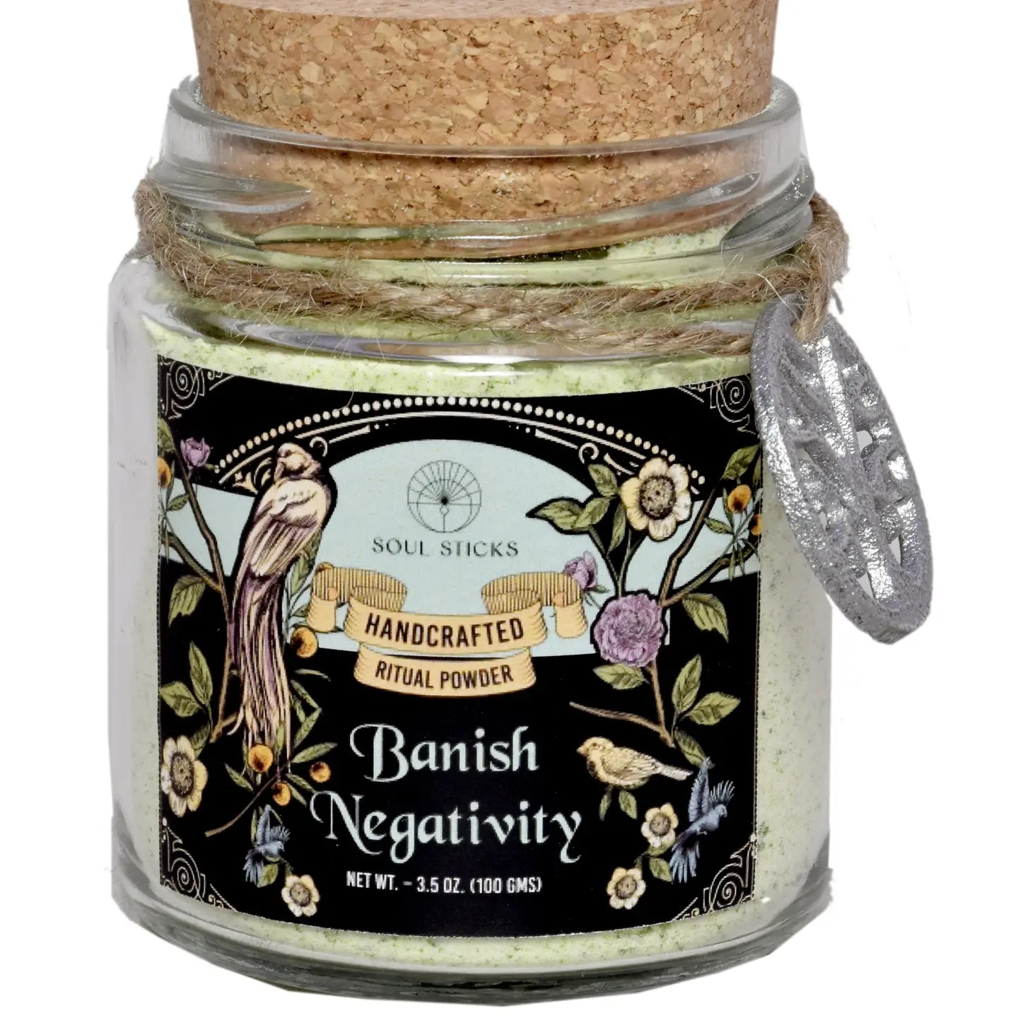 Banish Negativity Ritual Spell Powder Jar (3.5 oz)