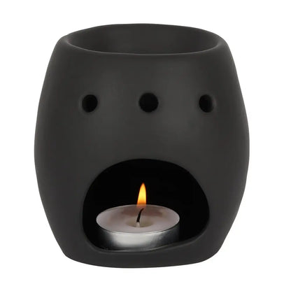 Black Skull Oil Burner and Wax Warmer