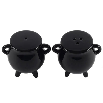 Gothic Cauldron Cruet Salt and Pepper Set