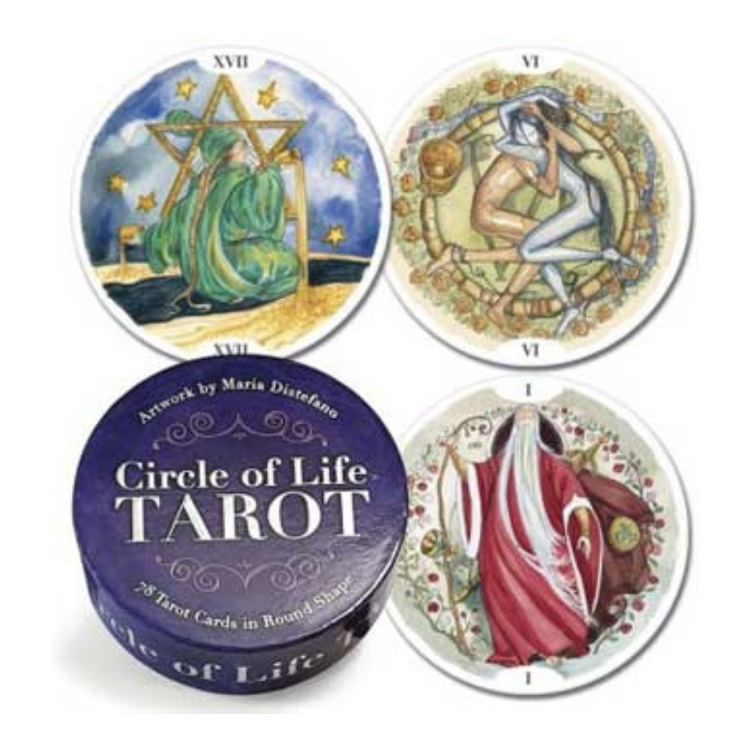 Circle of Life tarot (round) by Maria Distefano