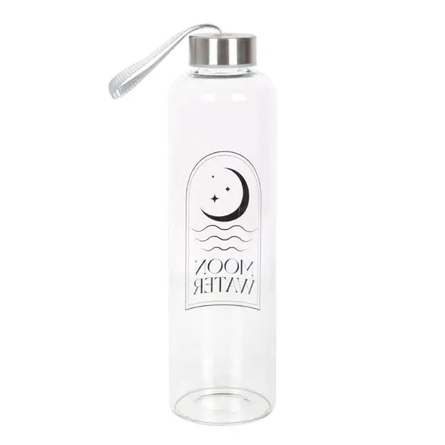 Moon Water Reusable Glass Water Bottle