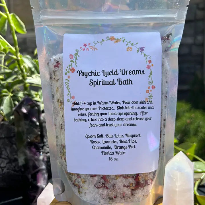 Psychic Lucid Dreams, Astral Travel Spiritual Bath 15oz