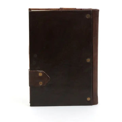 Christian Cross Pattern Leather Journal