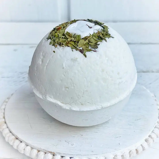 Howlite Bath Bombs with Cannabis Sativa Hemp Seed Oil