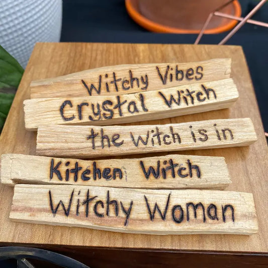 Hand Burned Palo Santo- Witchy Collection