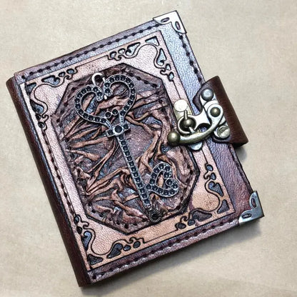 Key Hearth Mini Leather Journal