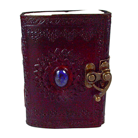 Lapis Sun leather blank journal w/ latch