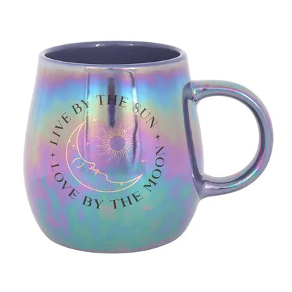 Live By the Sun, Love By the Moon Iridescent Mug