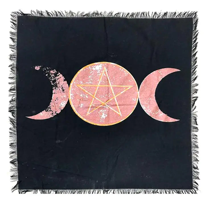 Triple Moon Altar Cloth (24 X 24 in.)