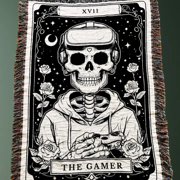 The Gamer Tarot Inspired Blanket