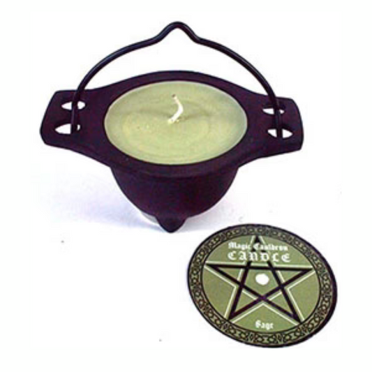 Sage Magic Cauldron Candle