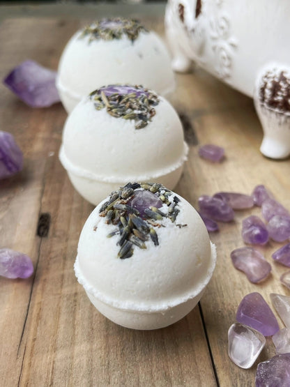 Amethyst & Lavender Bath Bombs