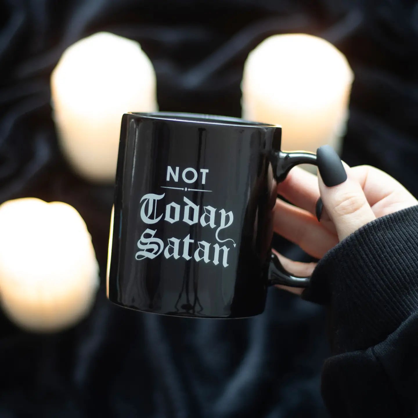 Gothic Not Today Satan Mug