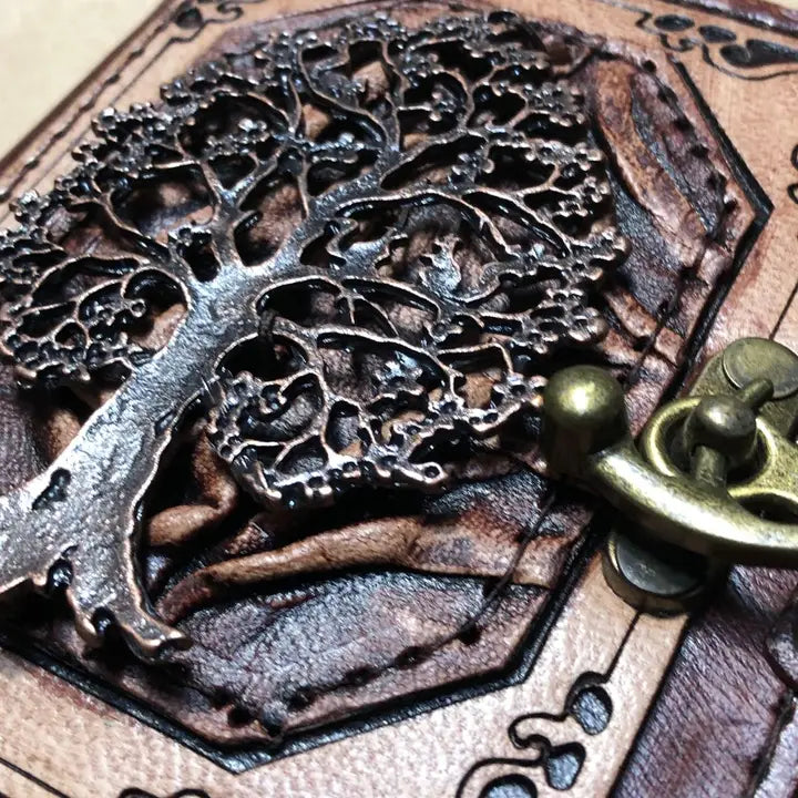 Mini Tree of Life Leather Journal