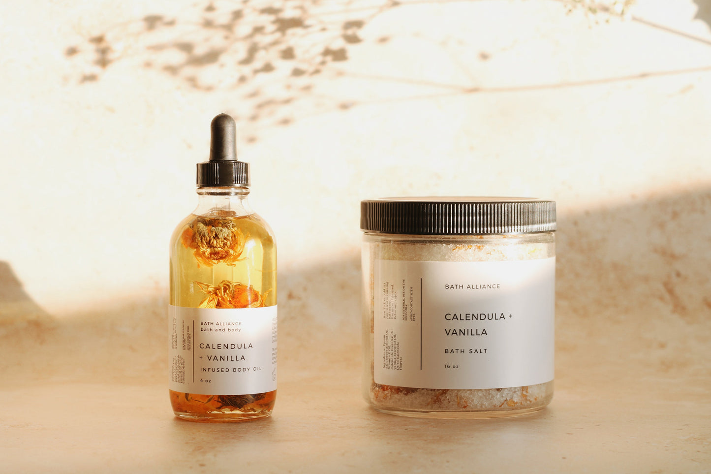 CALENDULA + VANILLA BATH + BODY SET