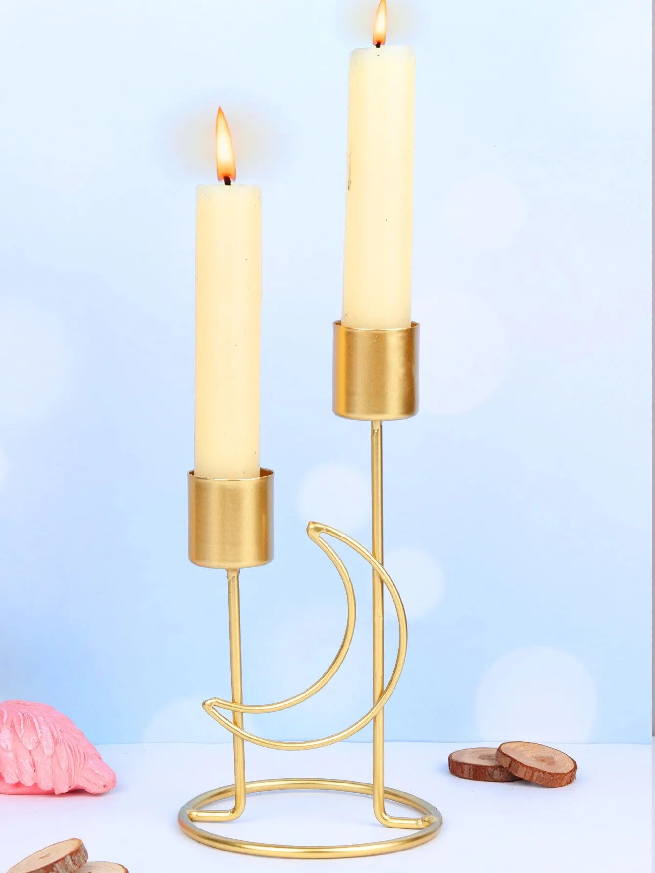 Gold Candlestick Holder