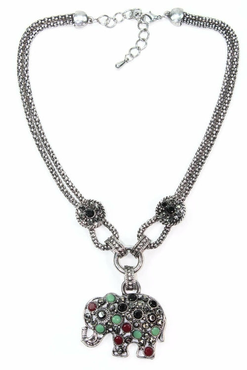 Dazzling Elephant Necklace