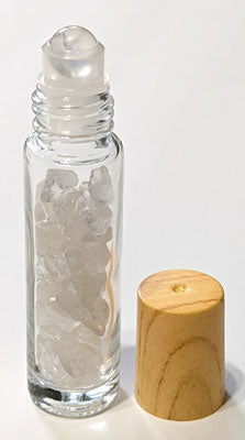 Clear Quartz Roller Bottle