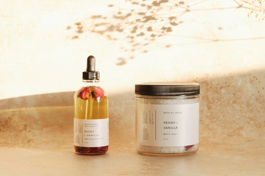 PEONY + VANILLA BATH + BODY SET