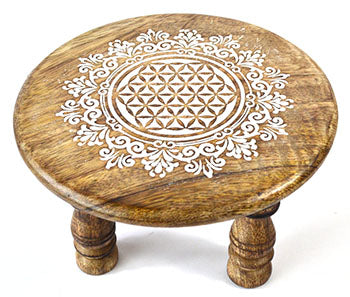 Flower of Life Altar Table - Round