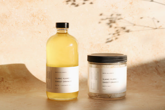 YLANG YLANG + SWEET ORANGE BATH SET