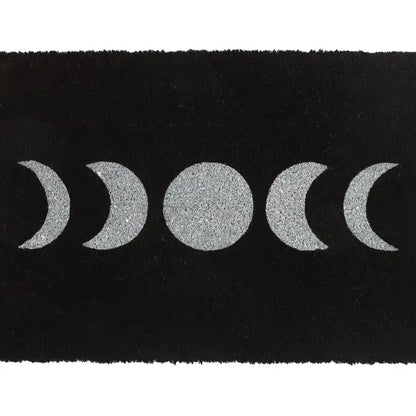 Black Moon Phase Doormat