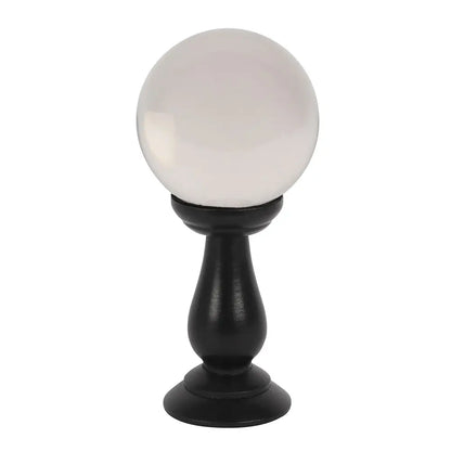 Small Clear Crystal Ball On Stand